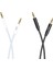 3.5mm Aux Ses Kablosu R211C, 1 Metre Örgü Kaplama, Araba ve Kulaklık Uyumlu, Hd Ses, Dayanıklı Kablo (Siyah) 3