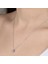 Swarovski Taşlı Gümüş Tektaş Bayan Kolye 2
