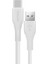DLC4001A Usb-C Şarj ve Data Kablosu, Hızlı Şarj, 3A Yüksek Akım, 1 Metre, Dayanıklı Slikon Kablo (Beyaz) 1