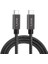 Force 100W Type-C To Type-C 3 Metre USB 3.1 Gen2 10 Gbps 4k@60hz Hızlı Şarj Data ve Görüntü Aktarım Kablosu Örgülü 3