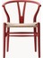 Hans J. Wegner CH24 Wishbone Sandalye: El Örgüsü Oturma Alanlı Ahşap Sandalye 1
