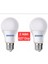 LED Ampul Beyaz Renk 9 Watt Tasarruflu 2li Paket Ampül 1