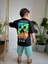 Minecraft Mükemmel Kaliteli Baskı Erkek Çocuk Alt Üst Takım 1