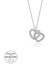 Swarovski Taşlı Gümüş Kalp Bayan Kolye 1
