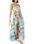 Nershall Maxi Dress, Dokulu Baskılı Uzun Gece Elbisesi 3