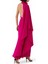 Flintshire Maxi Dress, Saten ve Tek Kollu Şık Gece Elbisesi 4