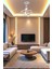 Modern Krom 3'lü Toplu Cloud Model 3 Renk (Beyaz&sarı&günışığı) LED Avize 2