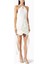 Grovehill Strip, Detail Mini Dress, Beyaz Mini Elbise 1