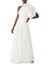 Whittington Gown, Asimetrik Omuzlu Saten Gece Elbisesi 2