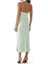 Child Novie Halter Yaka Midi Elbise, Slim Fit, Hafif Viskon Kumaş 2