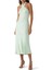 Child Novie Halter Yaka Midi Elbise, Slim Fit, Hafif Viskon Kumaş 3