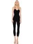 low Back Fara Slip Catsuit - V Yaka, Düğmesiz, Çapraz Sırt Detaylı Tek Parça Tasarım 1