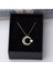 Ayyıldız Zirkon Taşlı Otantik Desenli Gold Rengi 925 Ayar Gümüş Kadın Kolye 3