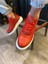 J040 Bağcıklı Ortopedik Taban Erkek Günlük Sneaker Spor Ayakkabı Bt Kırmızı 2