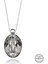 Swarovski Crystal Taşlı Oval Gümüş Kadın Kolye 1