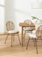 Cordula Polyrattan Sandalye Seti (2 Adet): Açık Kahve, Minderli, Boho Tarzı 2
