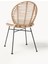 Cordula Polyrattan Sandalye Seti (2 Adet): Açık Kahve, Minderli, Boho Tarzı 5