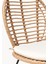 Cordula Polyrattan Sandalye Seti (2 Adet): Açık Kahve, Minderli, Boho Tarzı 6