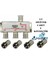 1/3 Splitter 5-2500 Mhz Sinyal Bölücü Çoklayıcı Çoğaltıcı + 4 Adet F Konnektör 1