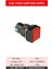 D16 Işıklı Buton 24V Kalıcı 1CO Kare Kırmızı MBT-37241 2