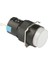 D16 Işıklı Buton 24V Kalıcı 2CO Yuvarlak Beyaz MBT-37112 1