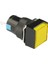 D16 Işıklı Buton 24V Yaylı 2CO Kare Sarı MBT-27252 1