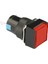 D16 Işıklı Buton 24V Yaylı 2CO Kare Kırmızı MBT-27242 1