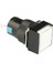 D16 Işıklı Buton 24V Kalıcı 1CO Kare Beyaz MBT-37211 1