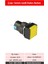 D16 Işıklı Buton 24V Kalıcı 2CO Kare Sarı MBT-37252 2