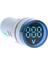 22mm Voltmetre Sinyal Lambası 12-500VAC Mavi MB3-EV566 1