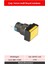 D16 Sinyal Led 24V Dikdörtgen Sarı MBT-17350 2