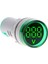 22mm Voltmetre Sinyal Lambası 12-500VAC Yeşil MB3-EV536 1