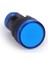 22mm Led Sinyal Lambası 230VAC Mavi MB3-EV966 1