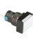 D16 Işıklı Buton 24V Yaylı 2CO Dörtgen Beyaz MBT-27312 1