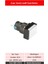 D16 Işıklı Buton 24V Yaylı 2CO Dörtgen Beyaz MBT-27312 2