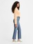 Rıbcage Straıght Ankle Kadın Mavi Jean Pantolon 72693-0121 2