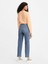 Rıbcage Straıght Ankle Kadın Mavi Jean Pantolon 72693-0121 3
