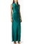 Jeffries Saten Maxi Elbise, Myrtle Yeşil 1