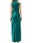Jeffries Saten Maxi Elbise, Myrtle Yeşil 3
