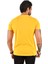 Hardal Sarısı Erkek/Unisex Slim Fit Dar Kesim Bisiklet Yaka Pamuklu Likralı Basic Tişört 1801131 6