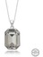 Swarovski Crystal Taşlı Baget Gümüş Kadın Kolye 1
