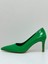 000001 Yeşil Rugan Kadın Stiletto Topuk 6-8 cm Arası 4