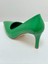 000001 Yeşil Rugan Kadın Stiletto Topuk 6-8 cm Arası 5