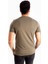 Haki Erkek/Unisex Slim Fit Dar Kesim Bisiklet Yaka Pamuklu Likralı Basic Tişört 1801131 4