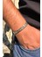 Ay Yıldızlı Göktürkçe Türk Italyan Charm Unisex Çelik Bileklik SCB60 3