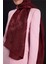 Güneş Doğarken Bordo Shiny Jakar Şal : 251-3028-023 1
