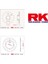Rk Yamaha Xt 600 E 14/43T Ön Arka Dişli Set 520 1