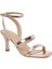 25S-218 5fx Rose Gold Kadın Topuklu Sandalet 2