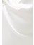 Hourston Satin Maxi Etek, Beyaz Kuyruklu Uzun Etek 4