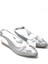 (Shoes) Fiyonklu Günlük Kadın Babet Gumüş 2